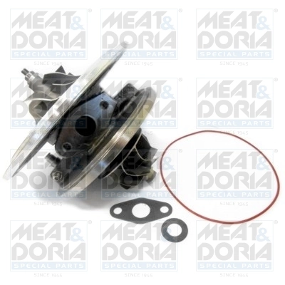 Core assembly, turbocharger